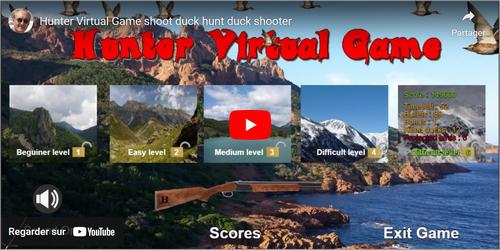 Youtube demo Hunter virtual game classic